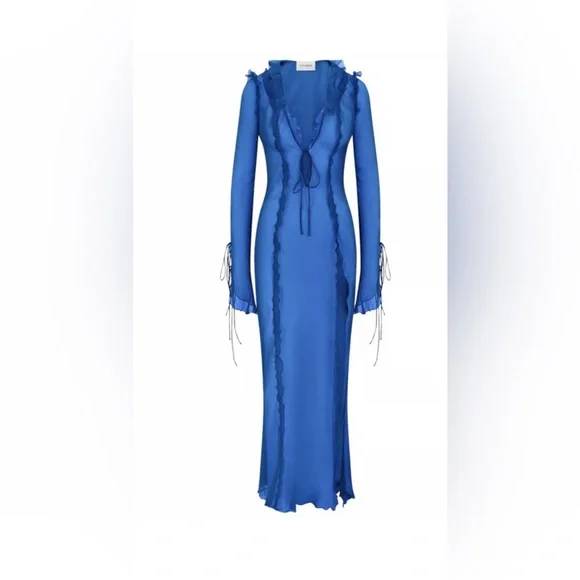 RAT & BOA FARRETTI DRESS BLUE SIZE SMALL - Picture 2 of 2